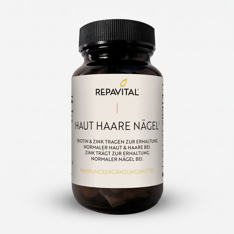 Haut Haare Nägel – Biotin, Zink & Pflanzenextrakte – 60 Kapseln