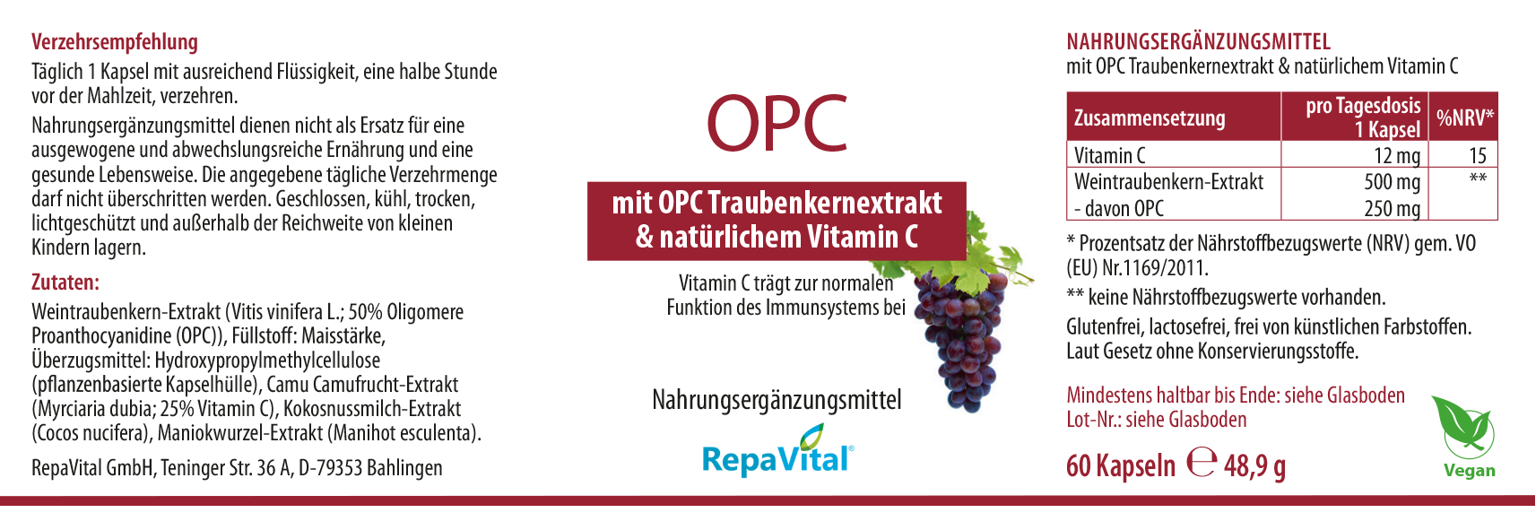 OPC Traubenkernextrakt