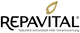 RepaVital Logo mit Blatt-Symbol und Slogan „Natürlich entwickelt • Mit Verantwortung“ auf hellem Hintergrund.