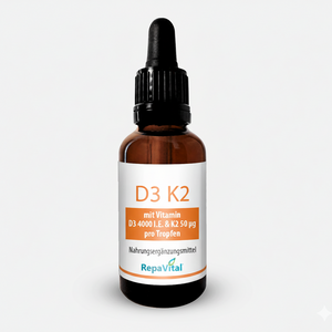Vitamin D3 K2 Tropfen 4000 I.E. mit Pipette – Nahrungsergänzungsmittel von RepaVital