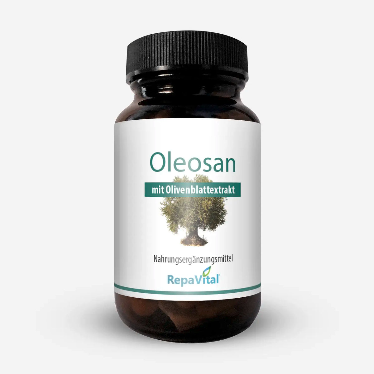 RepaVital Oleosan – Kapseln mit hochwertigem Olivenblattextrakt zur täglichen Unterstützung mit natürlichem Oleuropein